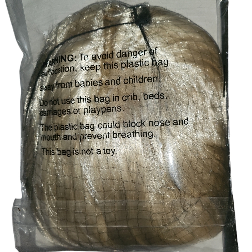 Wig Long Blonde Halloween Wig - Picture 3 of 4